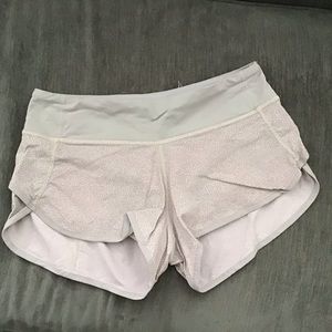 Lululemon speed shorts